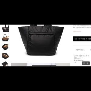 Caraa Cumulus Medium Gym Tote Black